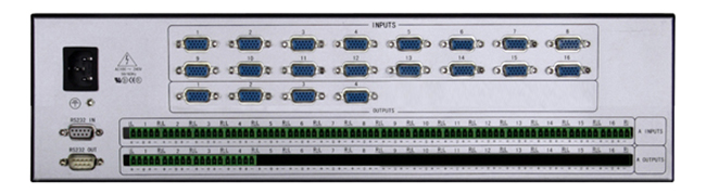 16路4出VGA加音頻矩陣