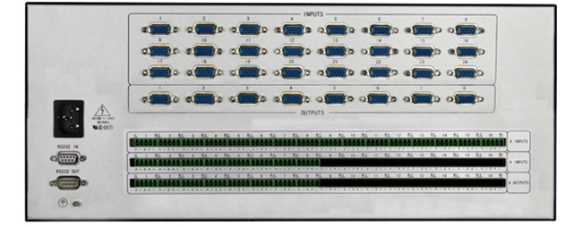 24進(jìn)8路VGA加音頻矩陣