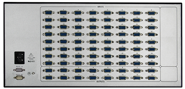 64進(jìn)16出VGA矩陣